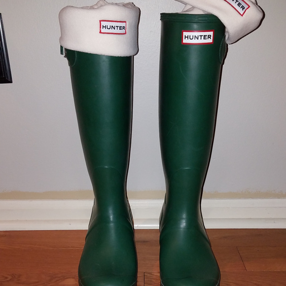 hunter green boots